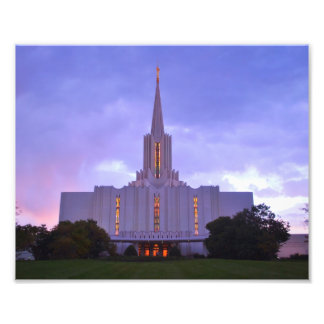 Jordan River LDS Temple Fotodruck