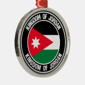 Jordan Round Emblem Ornament Aus Metall (Rechts)