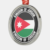 Jordan Round Emblem Ornament Aus Metall (Links)
