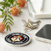 Jordan Round Emblem Schlüsselanhänger (Seite)