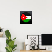Jordan Roundel Qualitätsflagge Poster (Heimbüro)