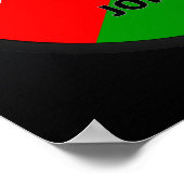Jordan Roundel Qualitätsflagge Poster (Ecke)