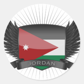 JORDAN RUNDER AUFKLEBER