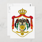 Jordanemblem Postkarte (Vorne/Hinten)