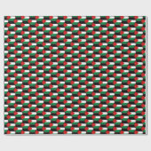 Jordanfahne Honeycomb Wrapping Paper Geschenkpapier (Flach)
