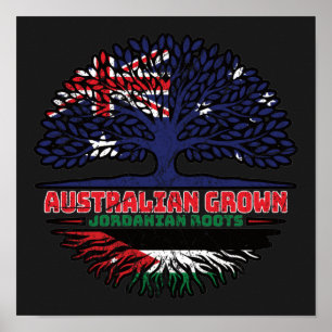 Jordanian Australian Australia Tree Roots Poster