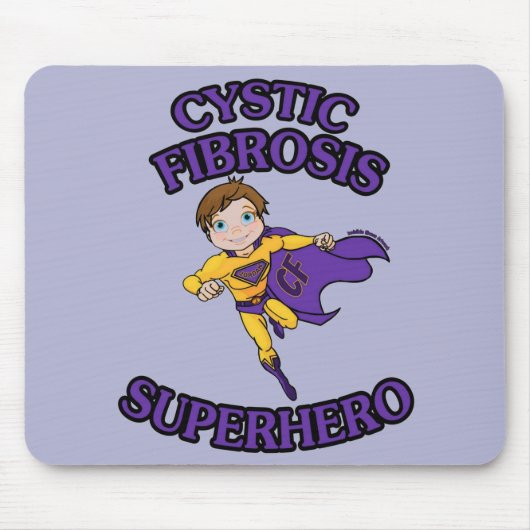 Jordanien... Cystischer Fibrose-Superheld Mousepad (Vorne)