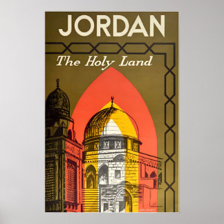 Jordanien Druck Arabisches Reiseplakat Arabische K Poster