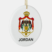 JORDANIEN - Emblem/Flagge/Wappen/Symbol Keramikornament (Rechts)