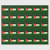Jordanien-Flagge Geschenkpapier (Flach)