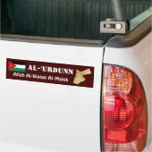 Jordanien-Flagge + Karten-Autoaufkleber Autoaufkleber (Auf Lkw)