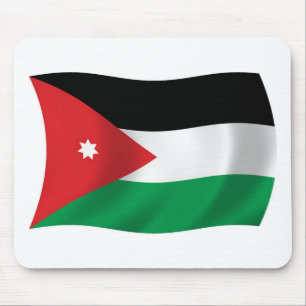 Jordanien-Flagge-Mauspad Mousepad