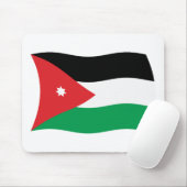 Jordanien-Flagge-Mauspad Mousepad (Mit Mouse)