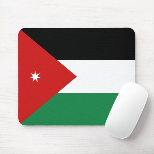 Jordanien-Flagge Mousepad (Mit Mouse)