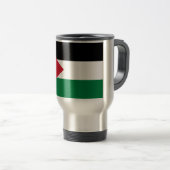 Jordanien-Flagge Reisebecher (VorderseiteRechts)