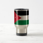 Jordanien-Flagge Reisebecher (Mittel)