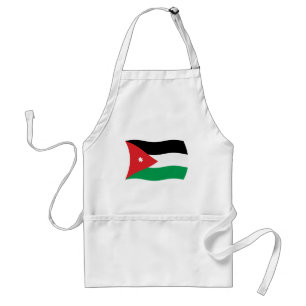 Jordanien-Flagge-Schürze Schürze