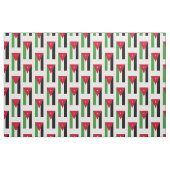 Jordanien-Flagge Stoff (Fat Quarter (45,7 x 55,9 cm))
