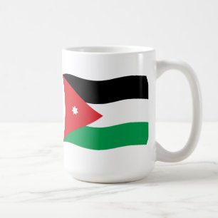 Jordanien Flagge Tasse