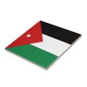 Jordanien-Flaggen-Keramik-Fliese Fliese (Seite)