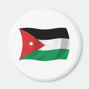 Jordanien-Flaggen-Magnet Magnet