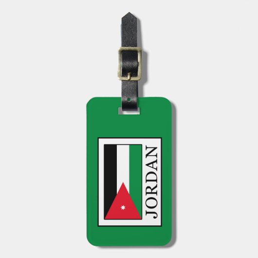 Jordanien Gepäckanhänger (Vorderseite vertikal)
