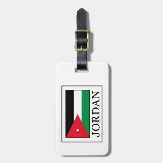Jordanien Gepäckanhänger (Vorderseite vertikal)