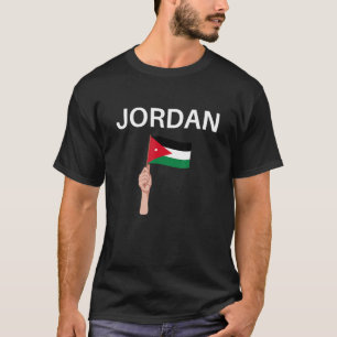 Jordanien - Jordaniens T - Shirt für die Länderfla