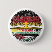 Jordanien Jordanisch Deutsch Deutschland Baum Button (Vorderseite)