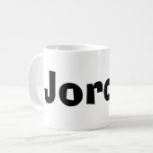 Jordanien Kaffeetasse (Vorderseite Links)