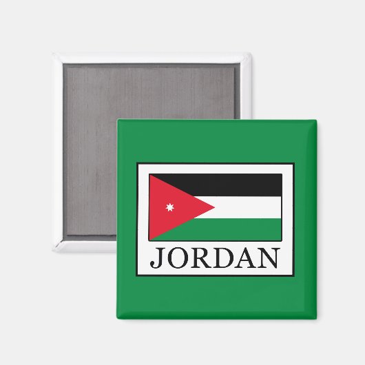 Jordanien Magnet (Vorderseite/Rückseite)