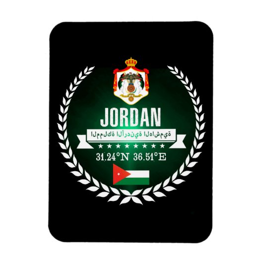 Jordanien Magnet (Vertikal)