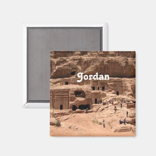Jordanien Magnet (Vorderseite/Rückseite)
