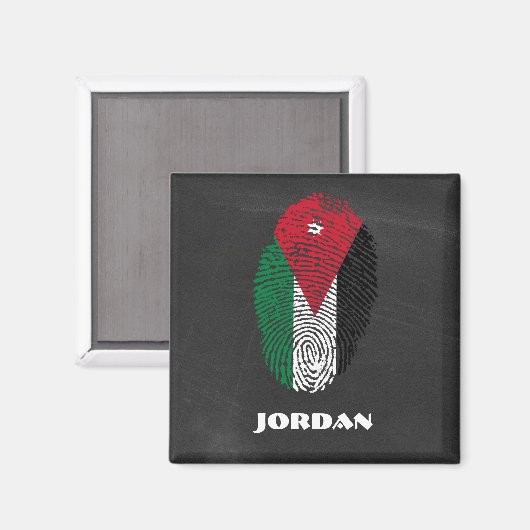 Jordanien Magnet (Vorderseite/Rückseite)