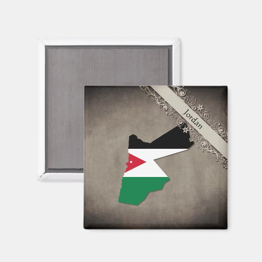 Jordanien Magnet (Vorderseite/Rückseite)