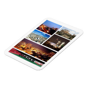 Jordanien - Mosaic Magnet