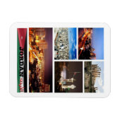 Jordanien - Mosaic Magnet (Horizontal)