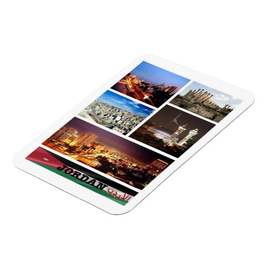 Jordanien - Mosaic Magnet (Linke Seite)