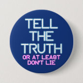 Jordanien Peterson: Sag die Wahrheit... Button (Vorderseite)