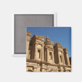 Jordanien, Petra, das Kloster, Al Deir. 2 Magnet (Vorderseite/Rückseite)