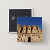Jordanien, Petra, Das Kloster, Al Deir. Button (Vorne & Hinten)