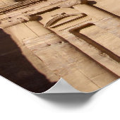 Jordanien, Petra, das Kloster, Al Deir. Poster (Ecke)