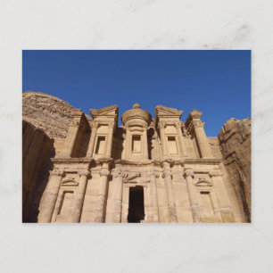 Jordanien, Petra, das Kloster, Al Deir. Postkarte