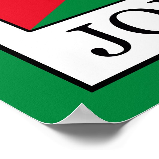 Jordanien Poster (Ecke)