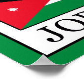 Jordanien Poster (Ecke)