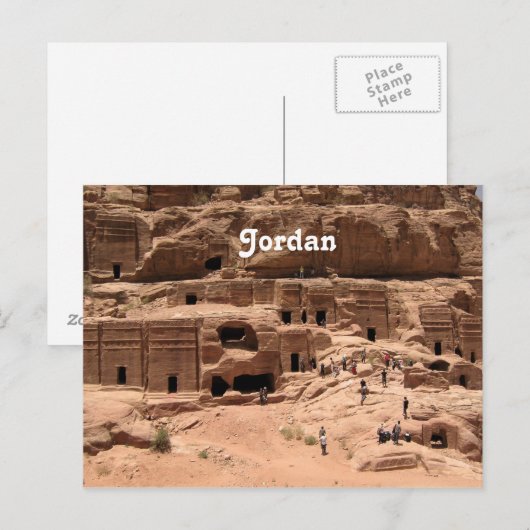 Jordanien Postkarte (Vorne/Hinten)