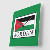 Jordanien Quadratische Wanduhr (Winkel)