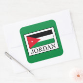 Jordanien Quadratischer Aufkleber (Umschlag)
