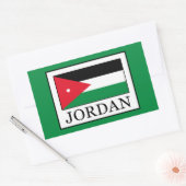 Jordanien Rechteckiger Aufkleber (Umschlag)
