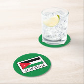 Jordanien Runder Pappuntersetzer (Vor Ort)